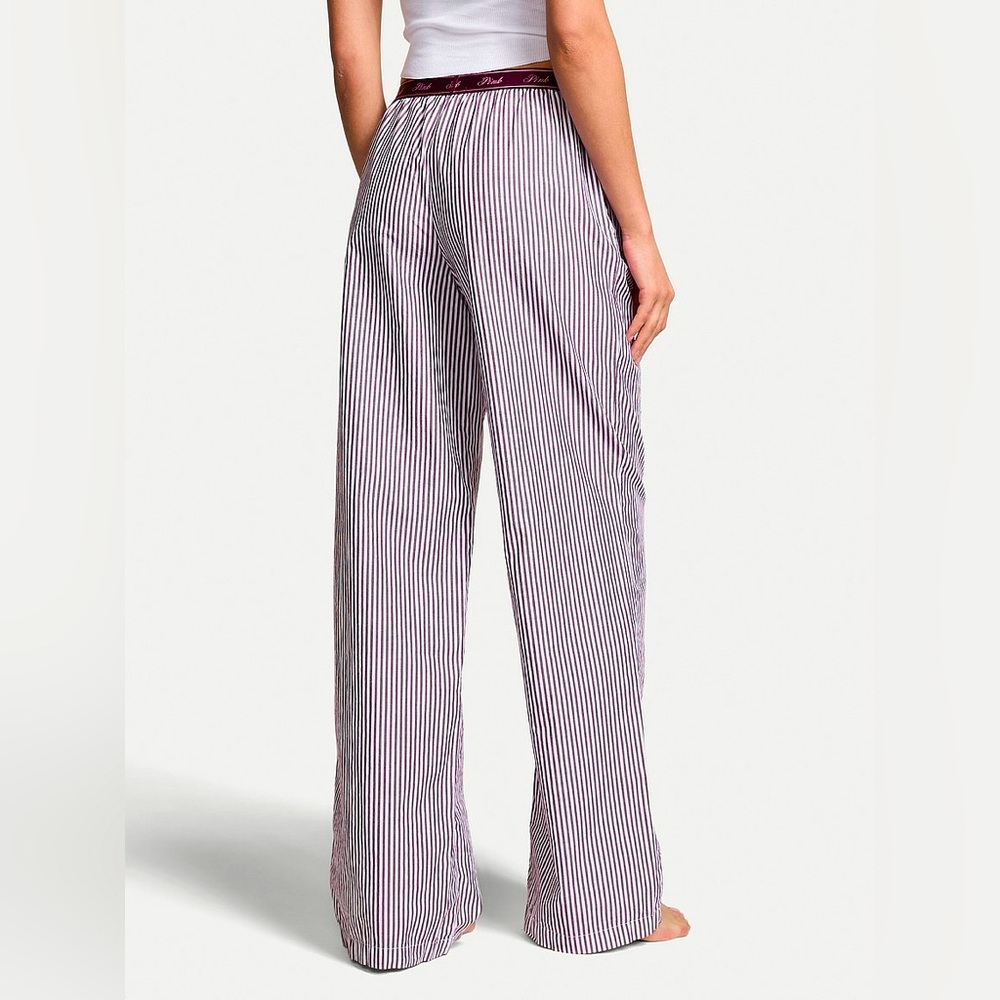 Victoria's Secret Pink Candy Striped Lightweight Flannel Comfy Pajama Pants